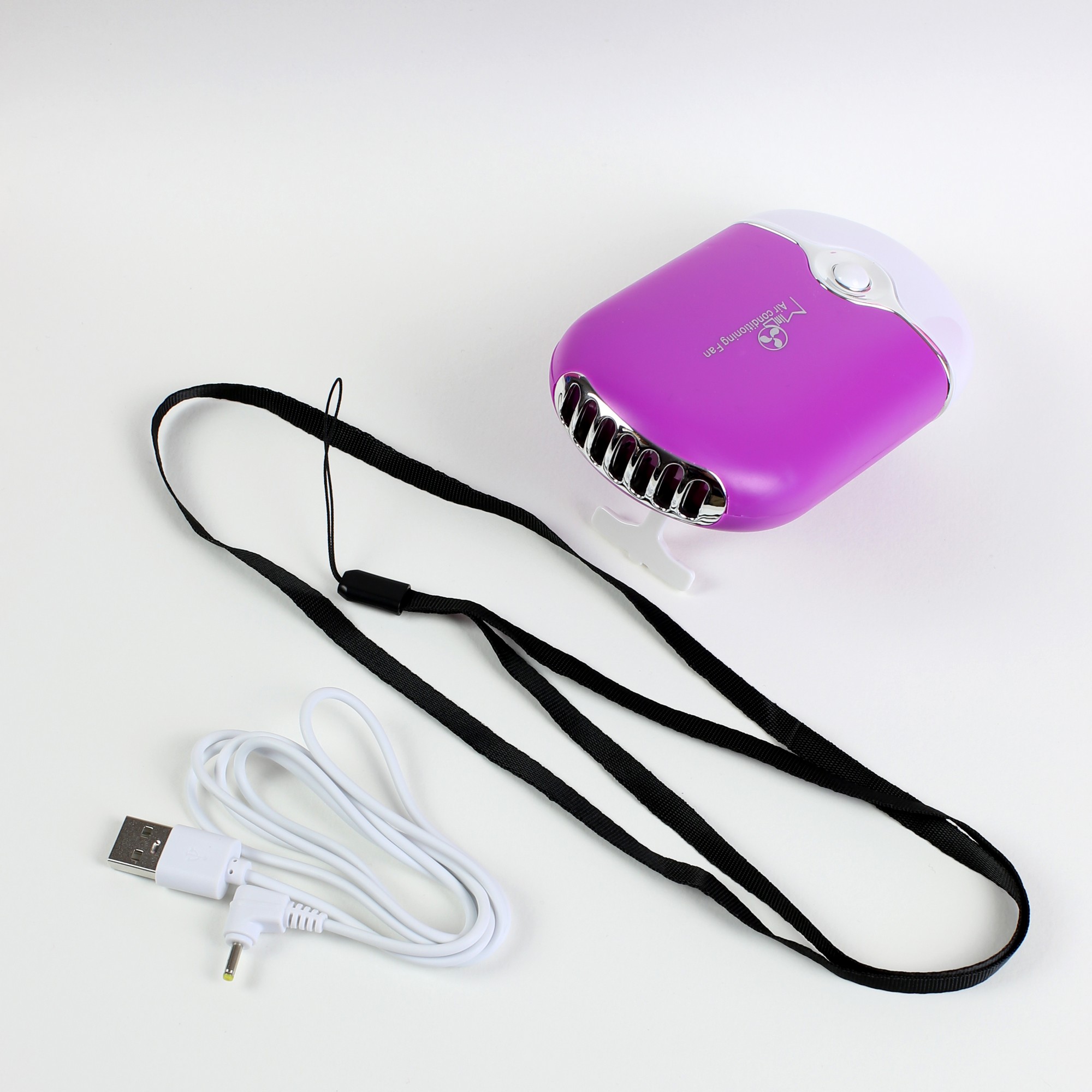BR-Vie Mini ventilateur portable rechargeable par USB pour extensions de  cils, ventilateur de climatisation pour